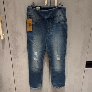 Rock & Republic Blue Distressed Jeggings